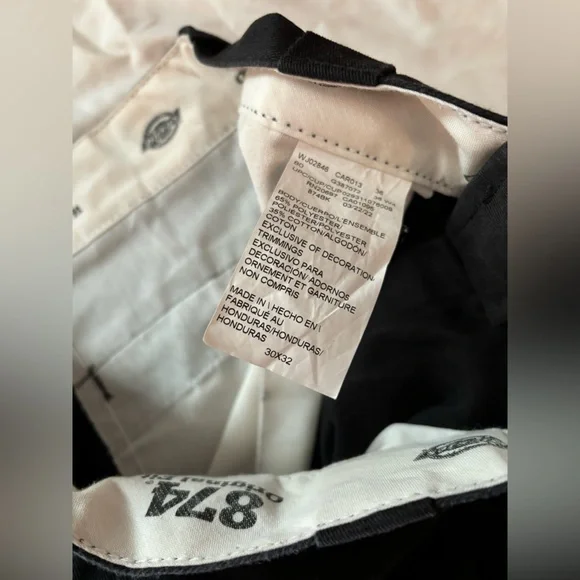 Dickies 874 in Black 30x32 - Picture 3 of 4